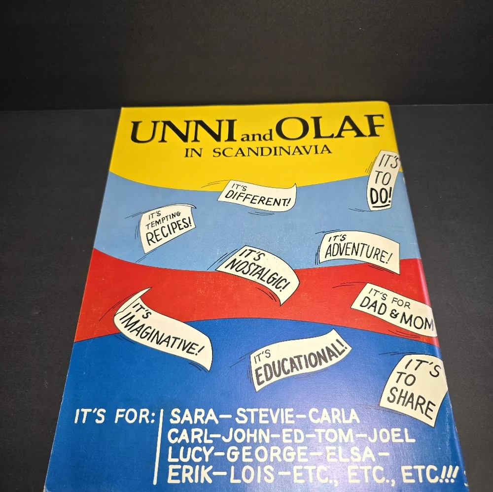 Vintage Helen Elizabeth Blanck Unni and Olaf in Scandinavia New